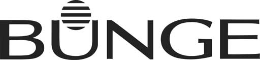 Logo Bunge avec un cercle rayé au-dessus du U
