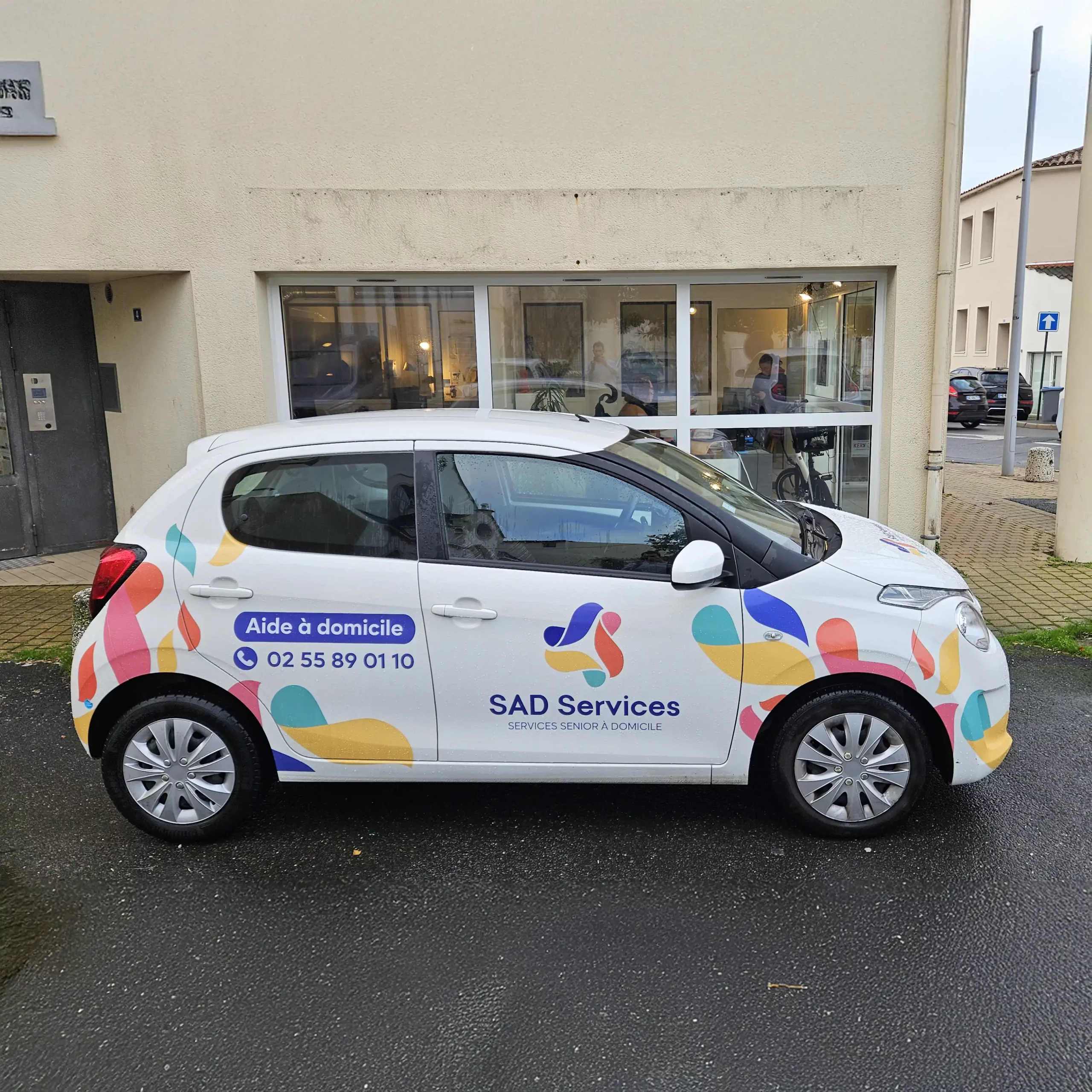 Marquage adhésifs pour sad services